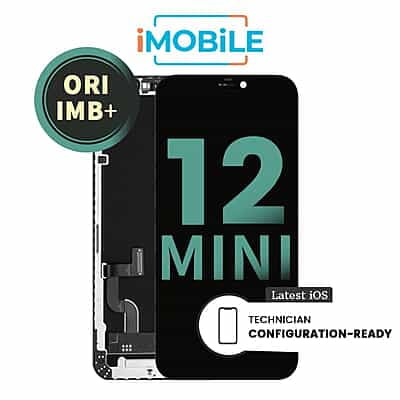 iPhone 12 Mini (5.4 Inch) Compatible LCD (Soft OLED) Touch Digitizer Screen [Original IMB+]