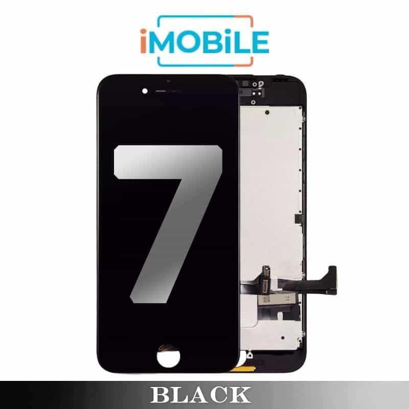 iPhone 7 (4.7 Inch) Compatible LCD Touch Digitizer Screen [Black]