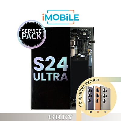 Samsung Galaxy S24 Ultra (S928)  LCD Touch Digitizer Screen [Service Pack] [Titanium Frame] for [Titanium Grey / Titanium Violet / Titanium Orange]