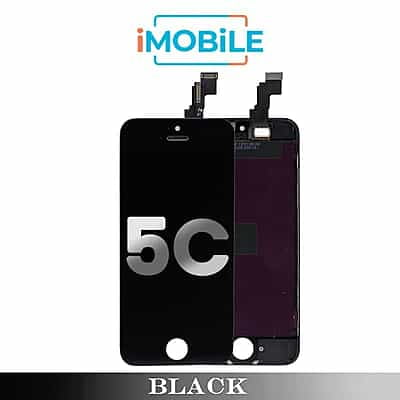 iPhone 5C (4 Inch) Compatible LCD Touch Digitizer Screen [Black]