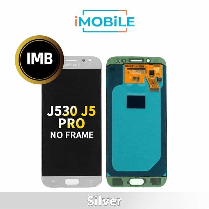 Samsung Galaxy J530 J5 Pro LCD Touch Digitizer Screen no Frame [Silver] [IMB]