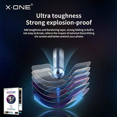 X-One Extreme Shock Eliminator Screen Protector, iPhone 16 Pro