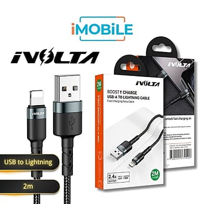 iVolta [RC-101i] BoostCharge 2m Braided USB to Lightning Cable