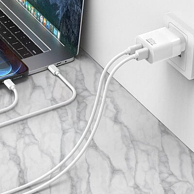 iVolta BOOST↑GaN 30W USB-C PD + USB-A Wall Charger [Certified]