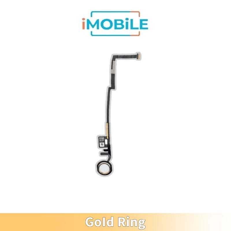 iPad 5 (2017) / iPad 6 (2018) Compatible Home Button Flex [Gold Ring]