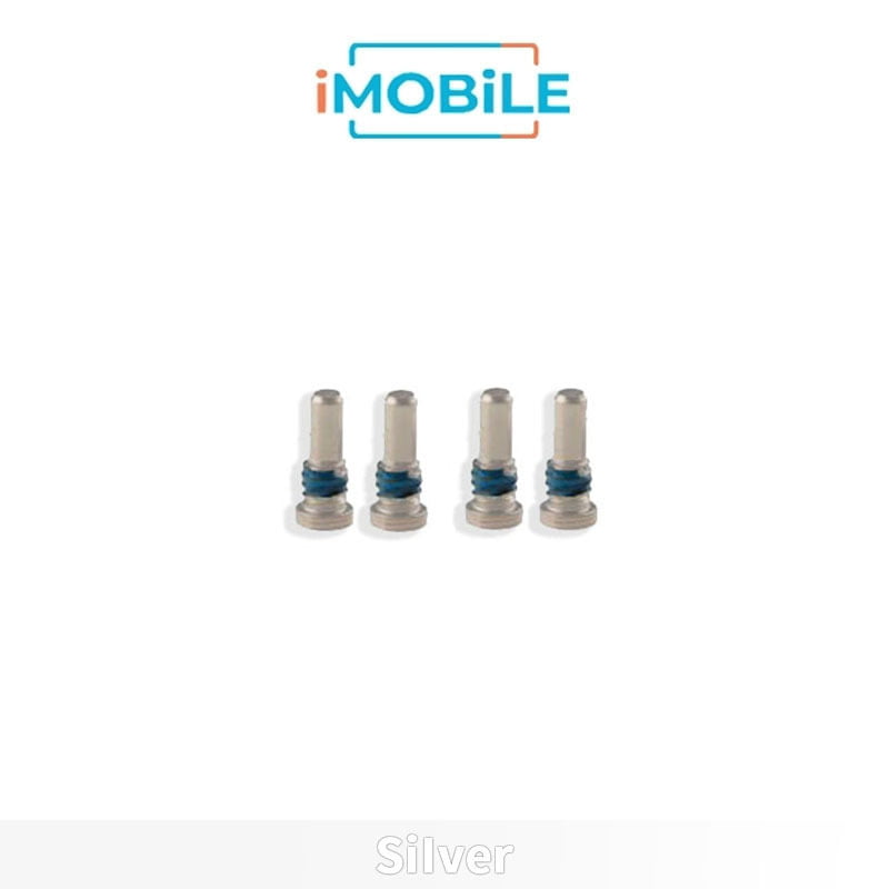 iPhone 8 / 8 Plus / SE2 / SE3 Compatible Bottom Screws x4 [Silver]