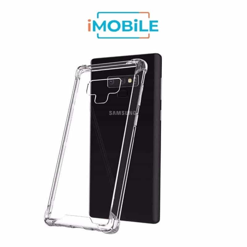 Reinforced Clear Gel case, Samsung Galaxy Note 9 [Dark]