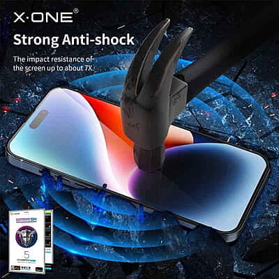 X-One Extreme Shock Eliminator Screen Protector, iPhone 16 Pro