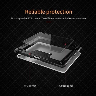 Armor Clear Flip Case with Pencil Holder, iPad 11" - iPad Pro 11" 5th Gen (2024)