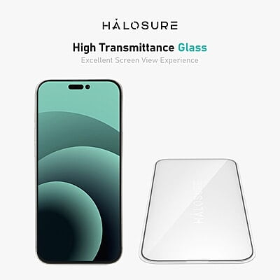 Halosure 2.5D Innovador Shield HD [High-Clear] Tempered Glass, iPhone 15 / 16