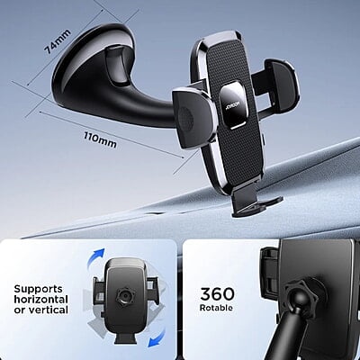 JoyRoom JR-ZS259 Mechanical Car Phone Holder (Windshield / Dashboard)