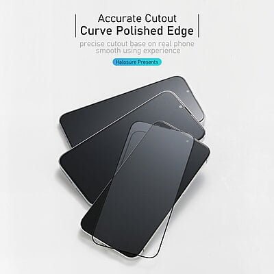 Halosure 2.5D Innovador Shield JoyTouch [Matte] Tempered Glass, iPhone 15 / 16