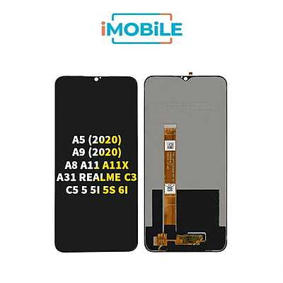 OPPO A5 (2020) / A9 (2020)  (A8 A11 A11x A31) / Realme C3 C5 5 5i 5s 6i LCD Touch Digitizer Screen