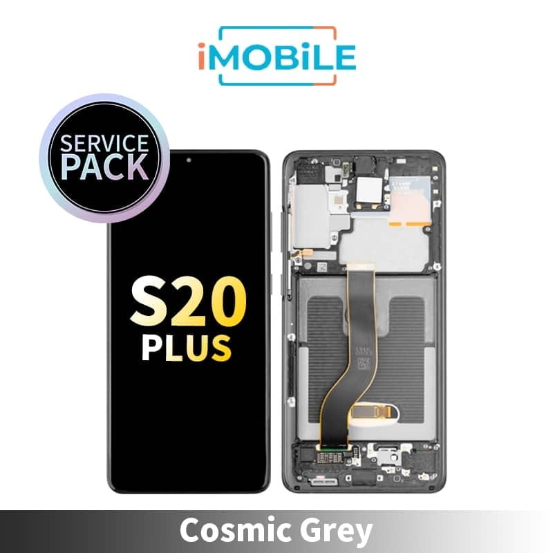 Samsung Galaxy S20 Plus G985 LCD Touch Digitizer Screen [Service Pack] [Cosmic Grey] GH82-22134E GH82-31441E GH82-31442E