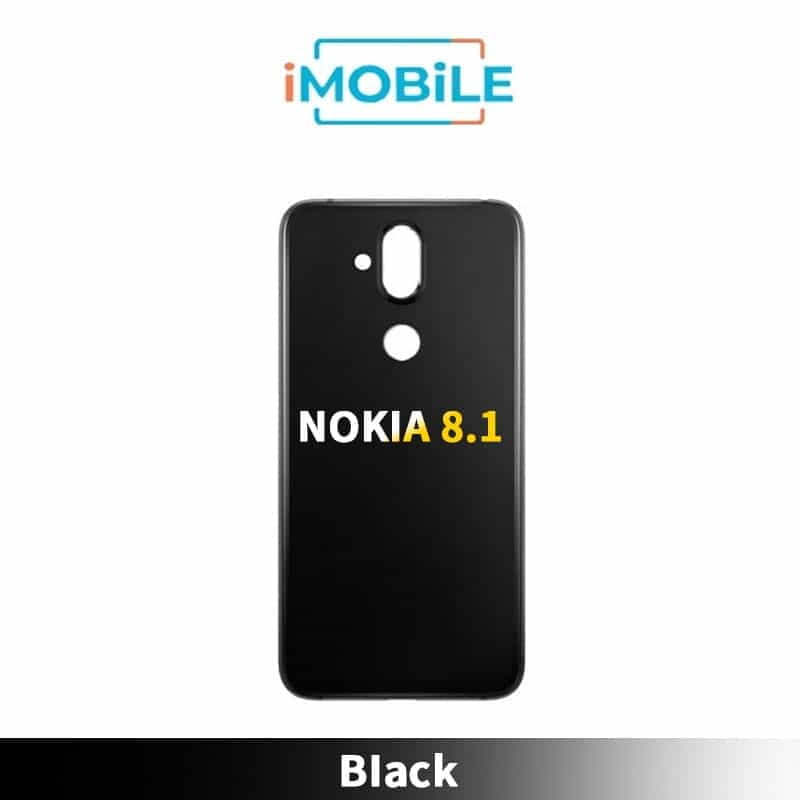 Nokia 8.1 Back Cover [Black]