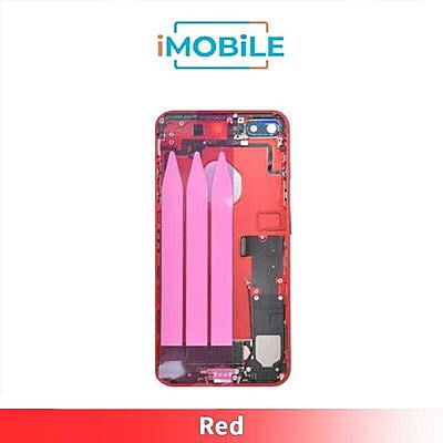 iPhone 7 Plus Compatible Back Housing Full Assembly With Accessories [Red]