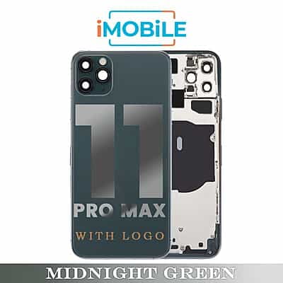 iPhone 11 Pro Max Compatible Back Housing [No Small Parts] [Midnight Green]