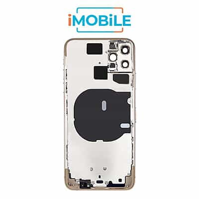 iPhone 11 Pro Max Compatible Back Housing [No Small Parts] [Gold]