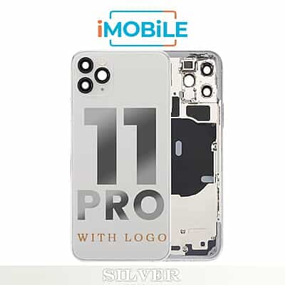 iPhone 11 Pro Compatible Back Housing [No Small Parts] [Silver]