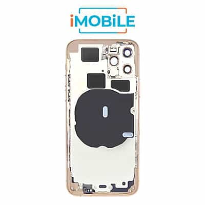 iPhone 11 Pro Compatible Back Housing [No Small Parts] [Gold]