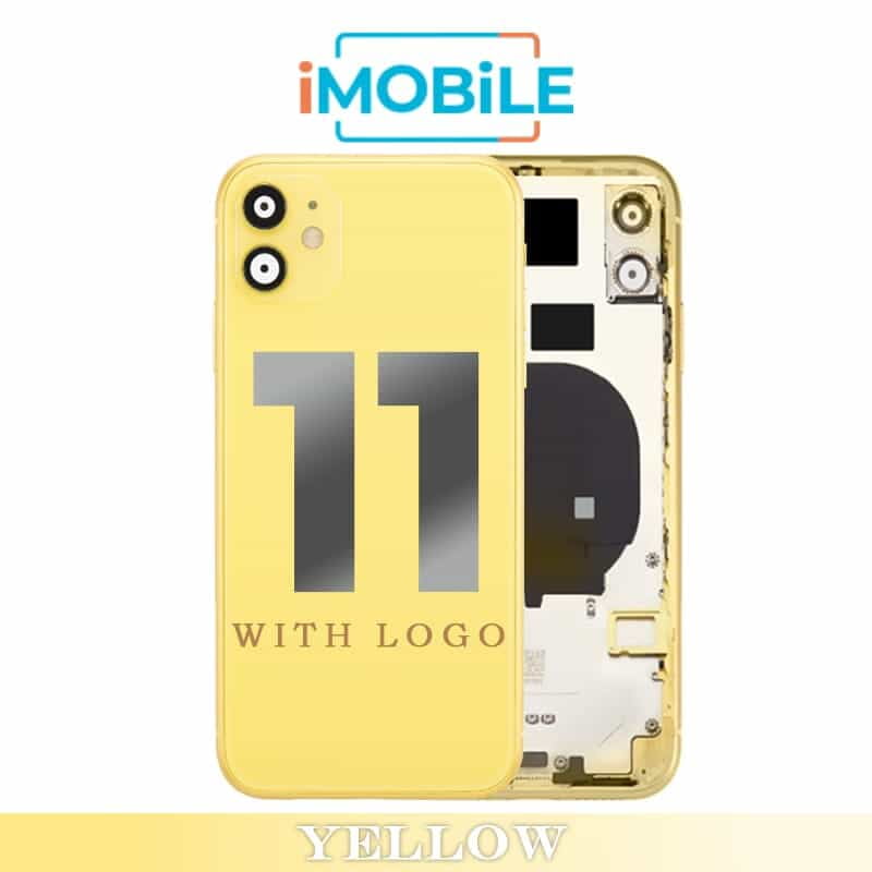 iPhone 11 Compatible Back Housing [No Small Parts] [Yellow]