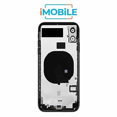 iPhone 11 Compatible Back Housing [No Small Parts] [Black]