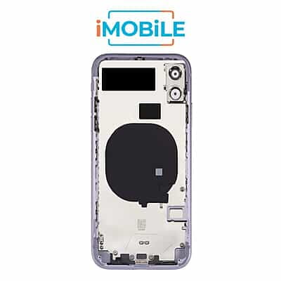 iPhone 11 Compatible Back Housing [No Small Parts] [Purple]