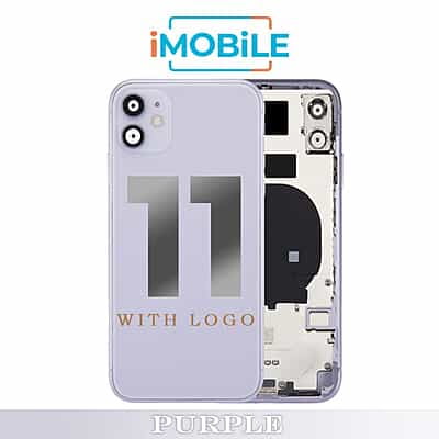 iPhone 11 Compatible Back Housing [No Small Parts] [Purple]