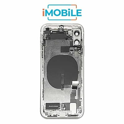 iPhone 11 Compatible Back Housing with Small Parts [IMB] [White]