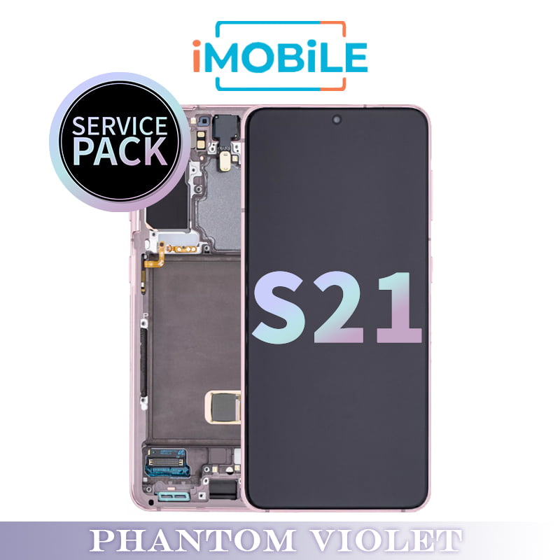 Samsung Galaxy S21 (G991) LCD Touch Digitizer Screen [Service Pack] [Phantom Violet] GH82-27255B