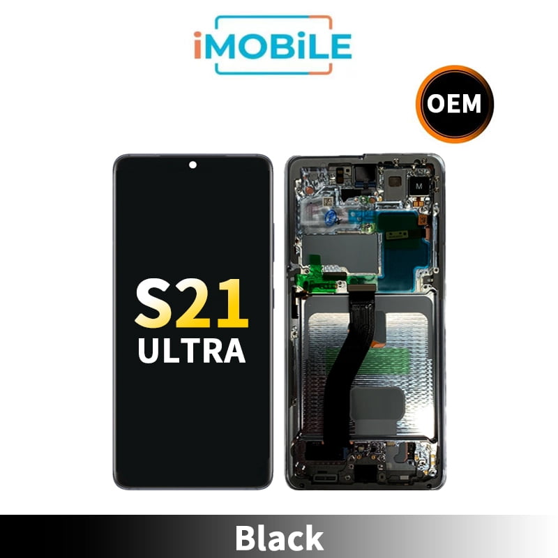 Samsung Galaxy S21 Ultra (G998) LCD Touch Digitizer Screen [Secondhand Original] [Black]