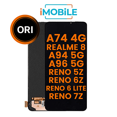 OPPO A74 4G / Realme 8 / A94 5G / A95 5G / A96 5G / Reno 5Z / Reno 6Z / Reno 6 Lite / Reno 7Z LCD Touch Digitizer Screen Under Screen Fingerprint [Original]