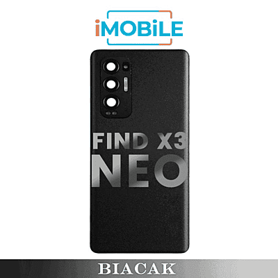 OPPO Find X3 Neo Compatible Back Cover [Black]