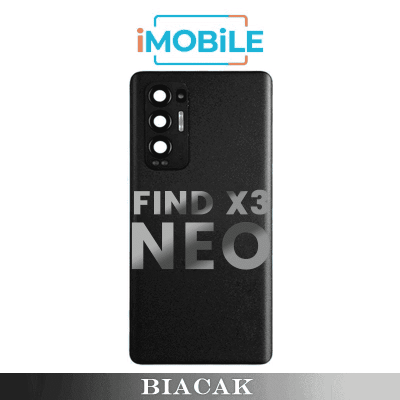 OPPO Find X3 Neo Compatible Back Cover [Black]