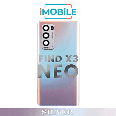 OPPO Find X3 Neo Compatible Back Cover [Silver]