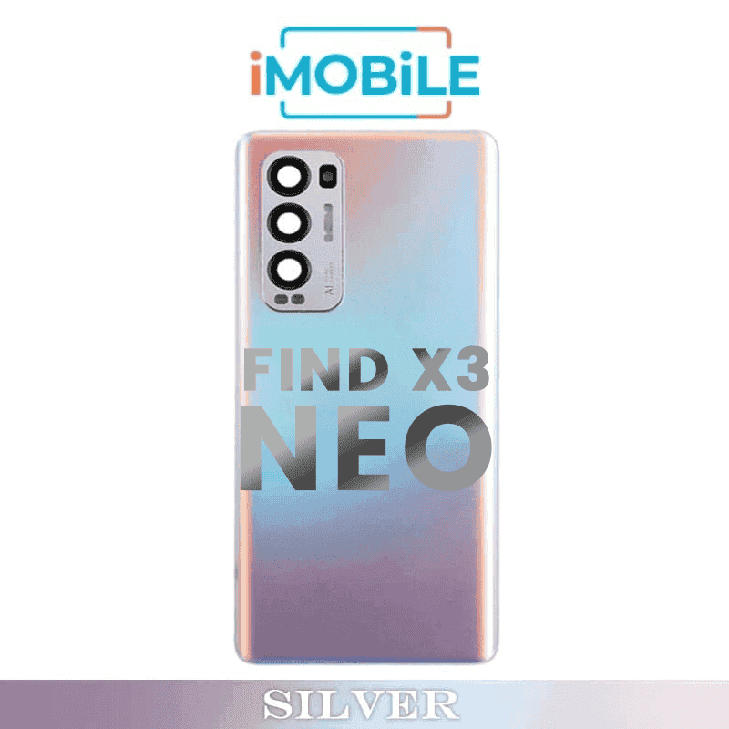 OPPO Find X3 Neo Compatible Back Cover [Silver]