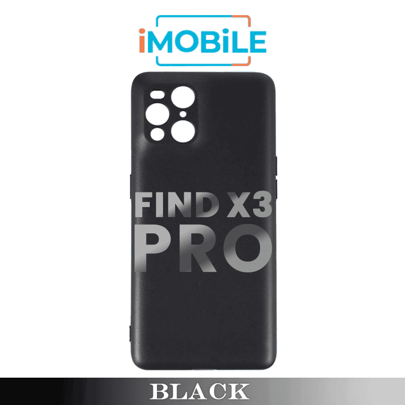 OPPO Find X3 Pro Back Cover [Black]