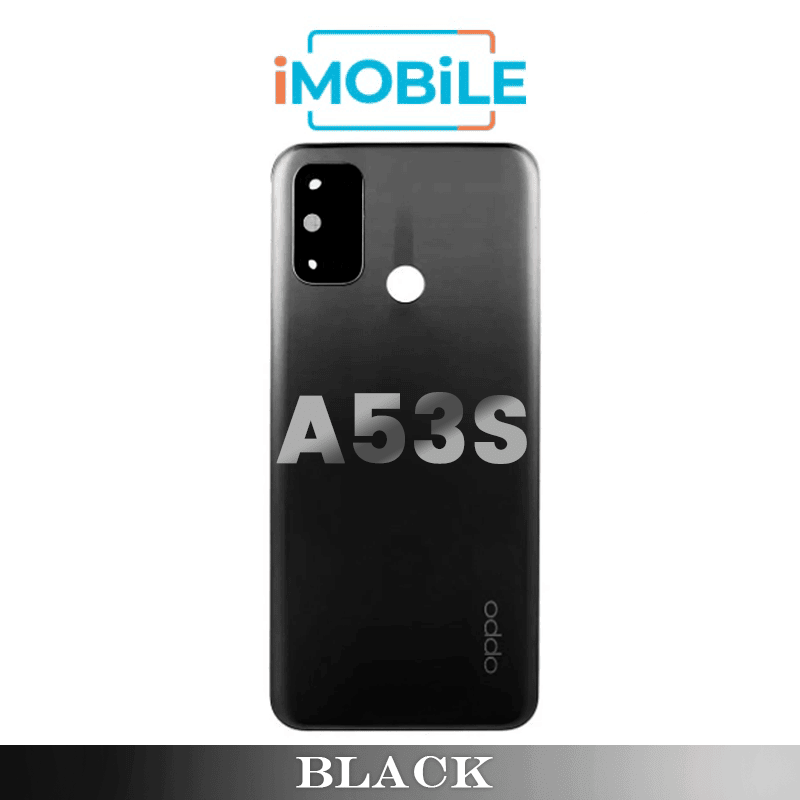 OPPO A53S Back Cover [Black]