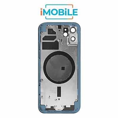 iPhone 12 Compatible Back Housing [No Small Parts] [Blue]