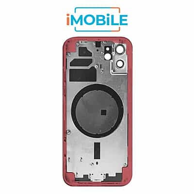 iPhone 12 Compatible Back Housing [No Small Parts] [Red]