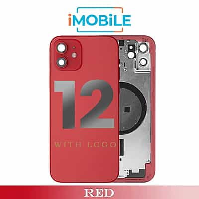 iPhone 12 Compatible Back Housing [No Small Parts] [Red]