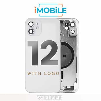 iPhone 12 Compatible Back Housing [No Small Parts] [Silver]