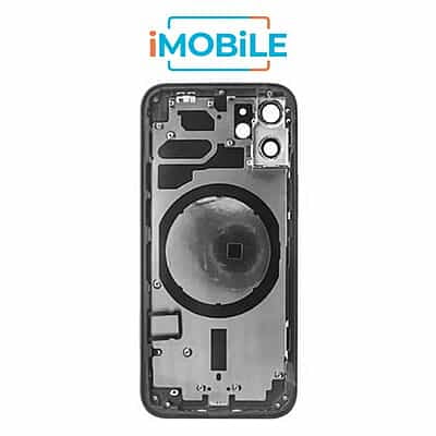 iPhone 12 Mini Compatible Back Housing [No Small Parts] [Black]