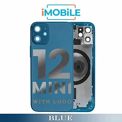 iPhone 12 Mini Compatible Back Housing [No Small Parts] [Blue]