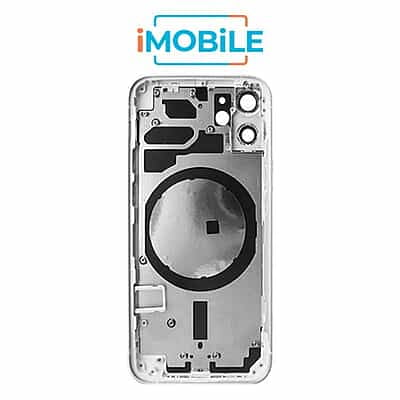 iPhone 12 Mini Compatible Back Housing [No Small Parts] [White]