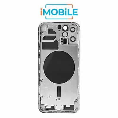 iPhone 12 Compatible Back Housing [No Small Parts] [Silver]