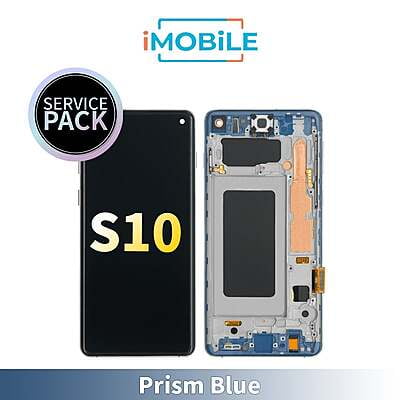 Samsung Galaxy S10 (G973) LCD Touch Digitizer Screen [Service Pack] [Prism Blue] GH82-18850C