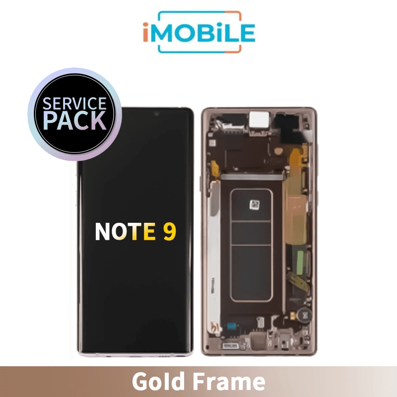 Samsung Galaxy Note 9 N960 LCD Touch Digitizer Screen [Gold Frame] Service Pack