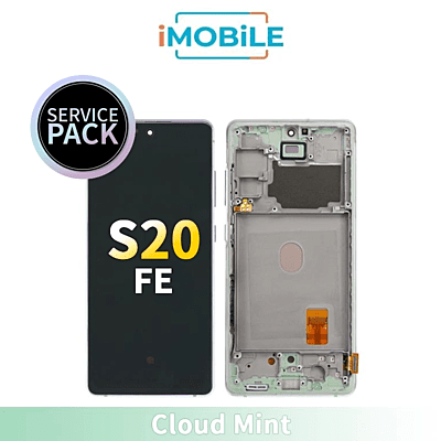 Samsung Galaxy S20 FE SM-G781B LCD Touch Digitizer Screen [Service Pack] [Cloud Mint] GH82-24219D