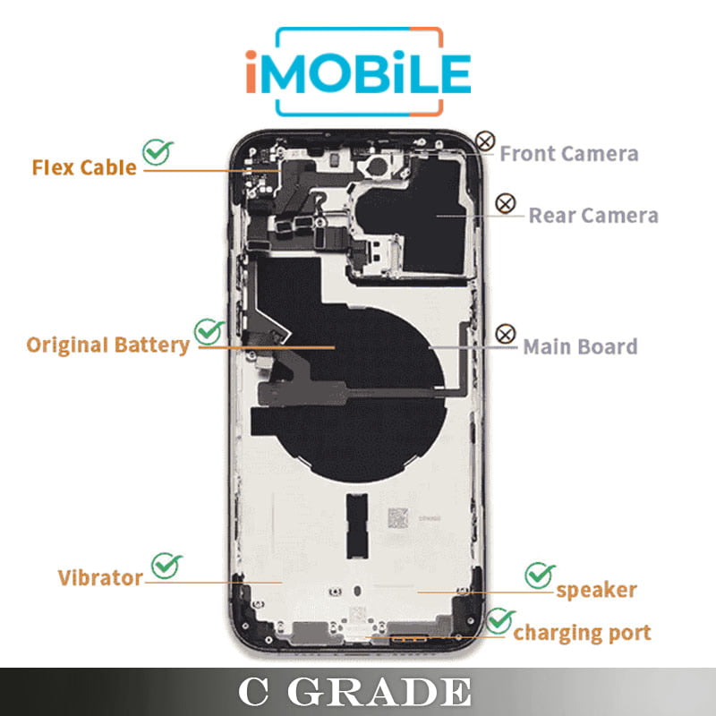 iPhone 14 Compatible Back Housing [C Grade]